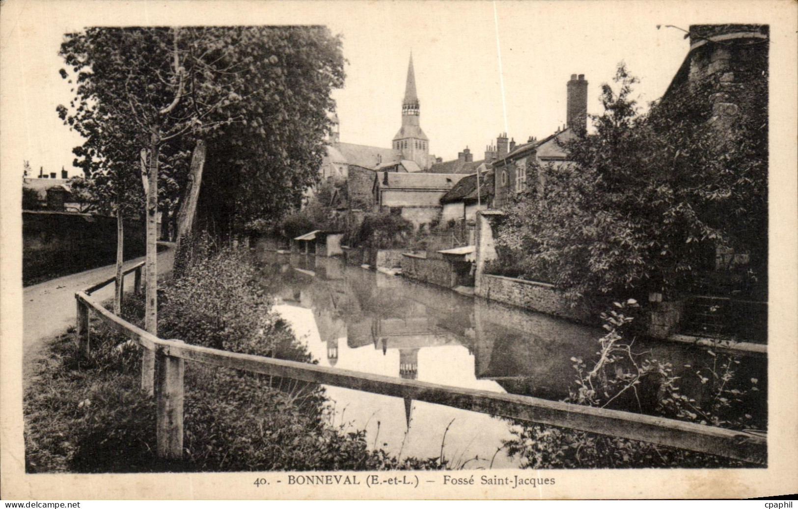 CPA Bonneval Fosse Saint Jacques