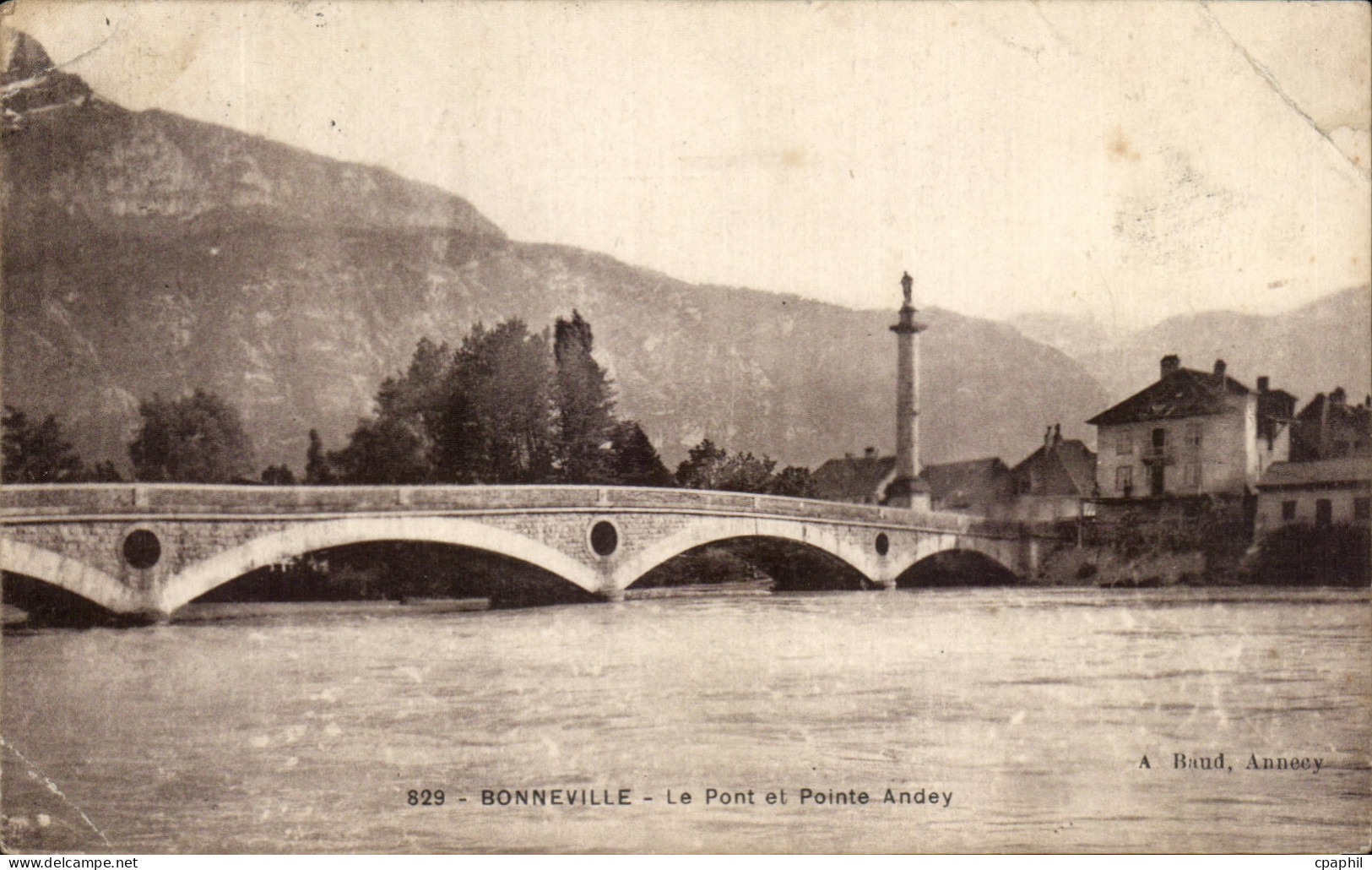 CPA Bonneville Le Pont et Pointe Andey