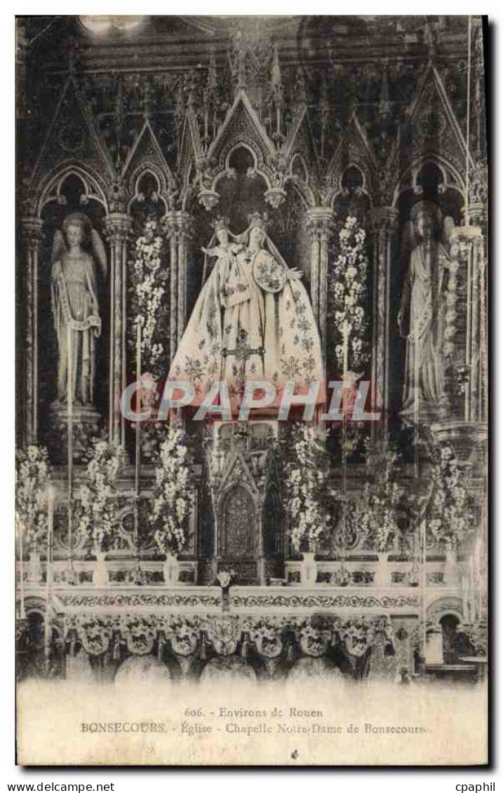 CPA Bonsecours Eglise Chapelle Notre Dame de Bonsecours
