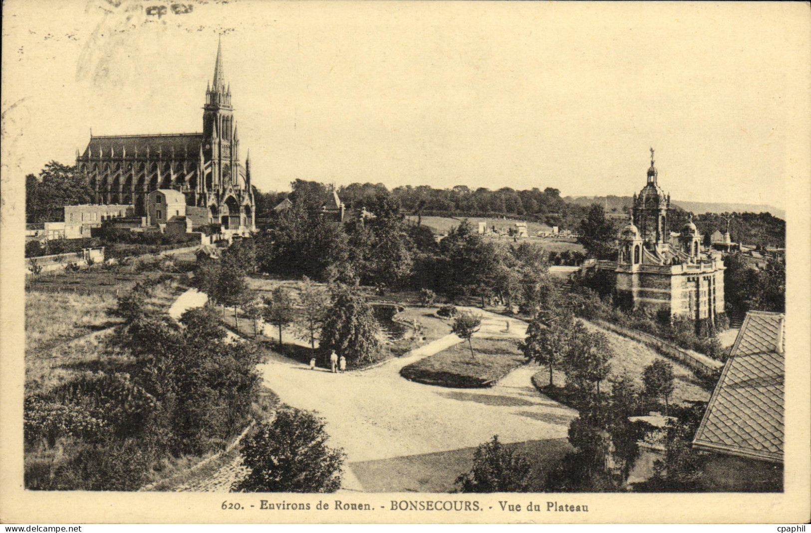 CPA Bonsecours Vue du Plateau
