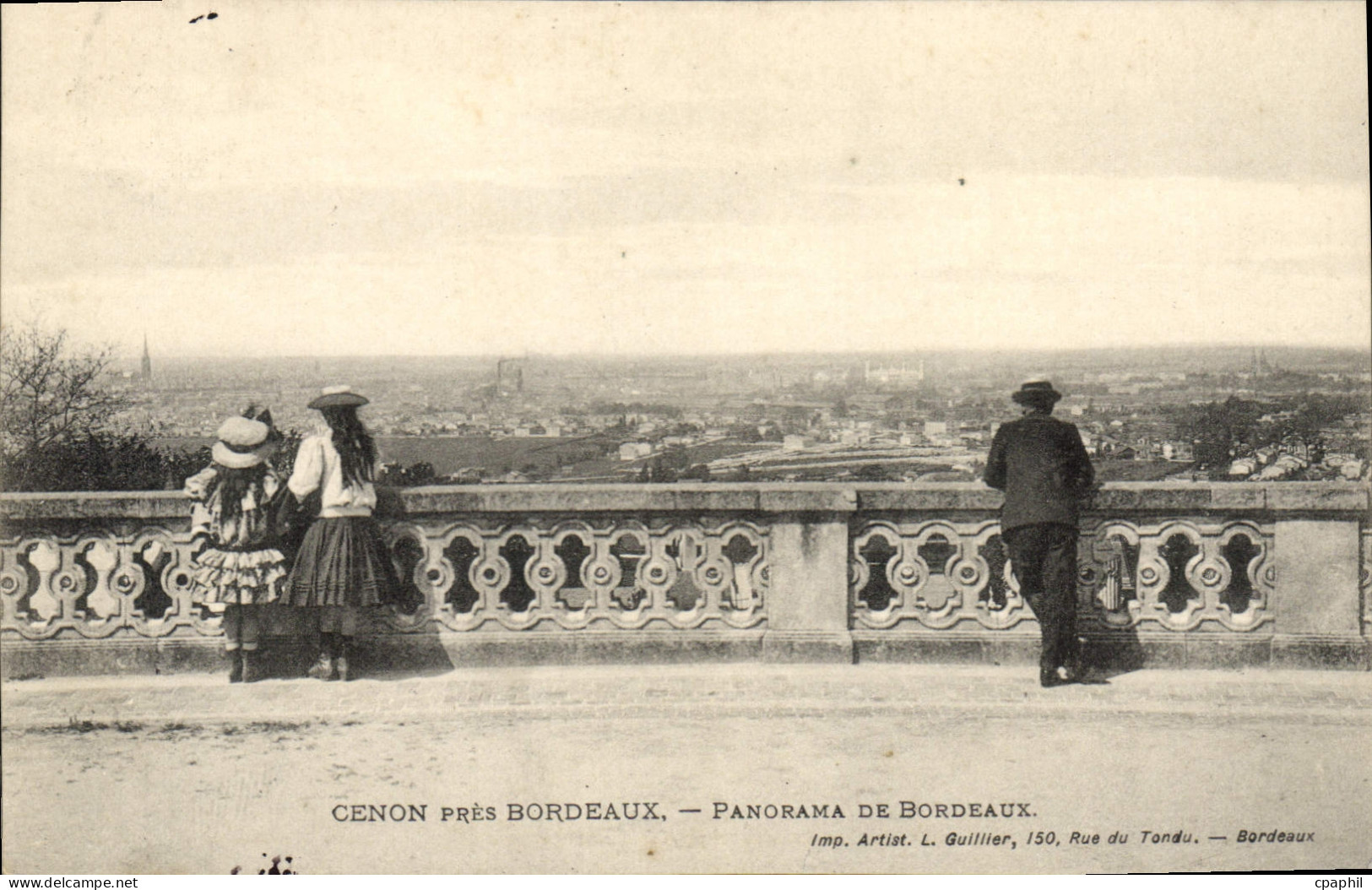 CPA Bordeaux Panorama De