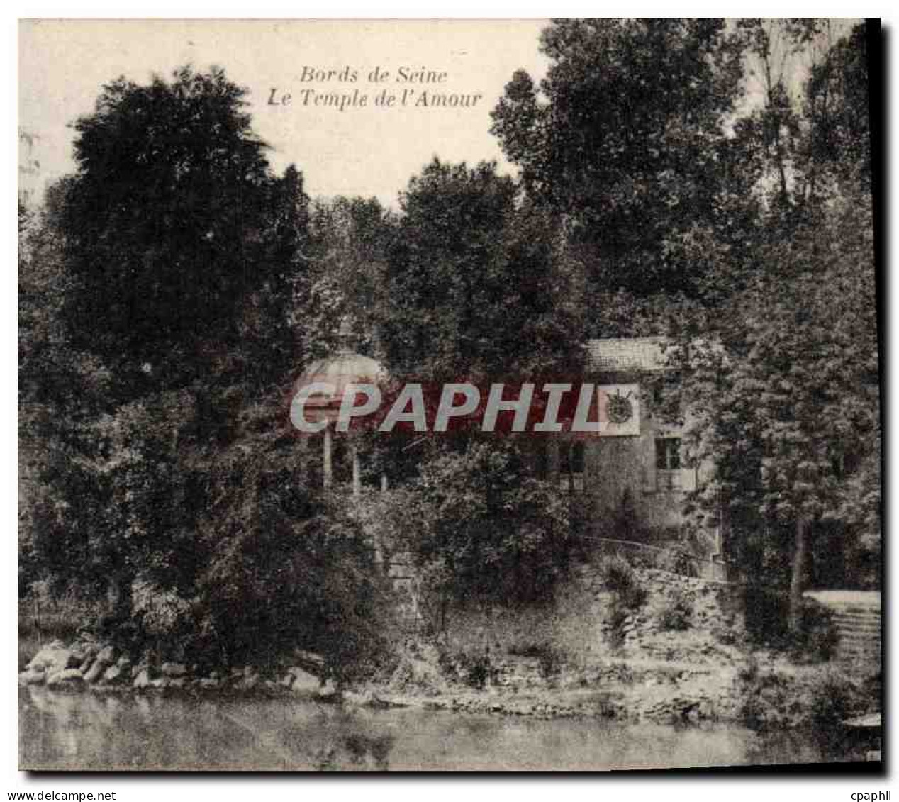 CPA Bords de Seine Le Temple de l'Amour