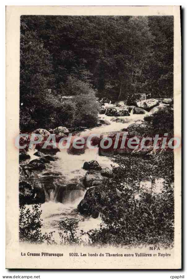 CPA bords du Thaurion entre VALLIERES et ROYERE