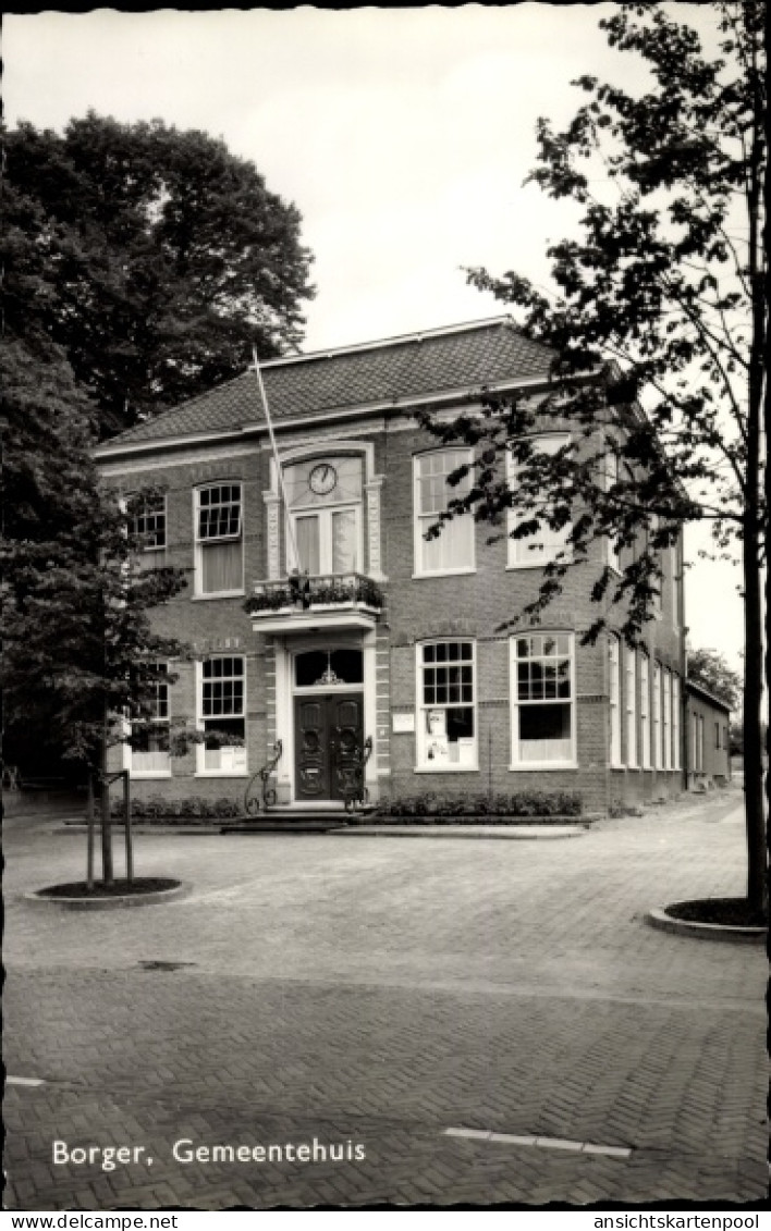 CPA Borger Odoorn Drenthe Niederlande, Gemeentehuis