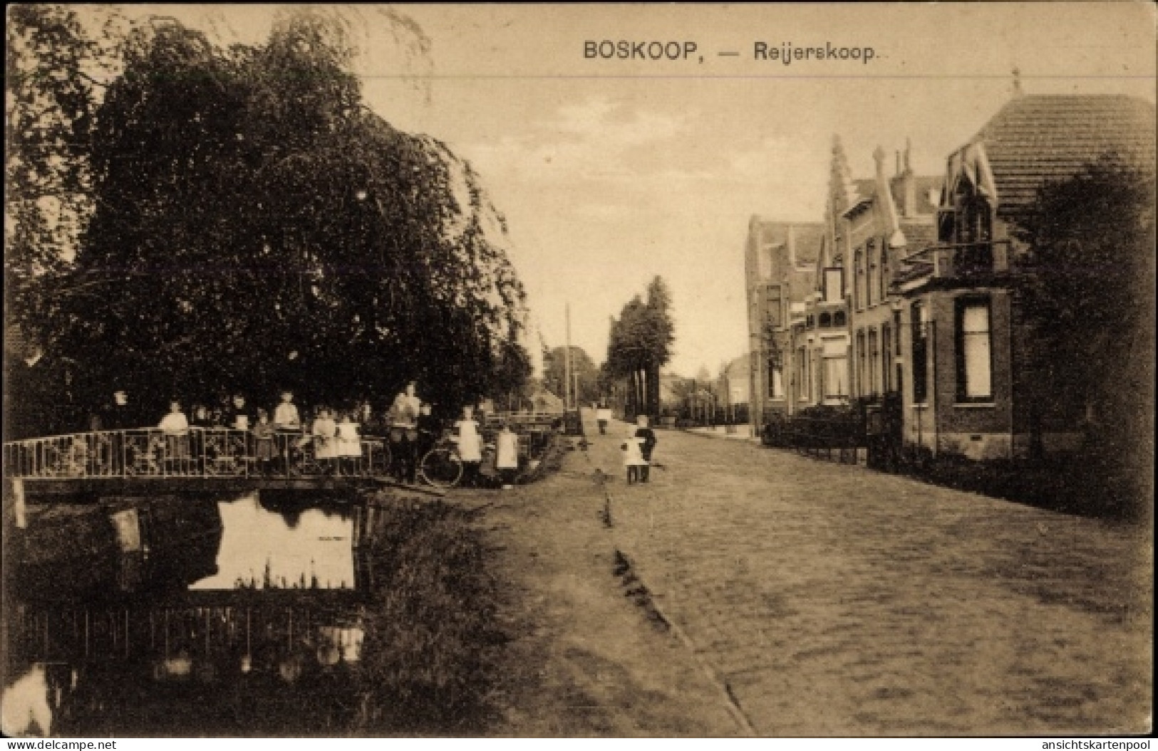 CPA Boskoop Alphen aan den Rijn Südholland Niederlande, Reijerskoop