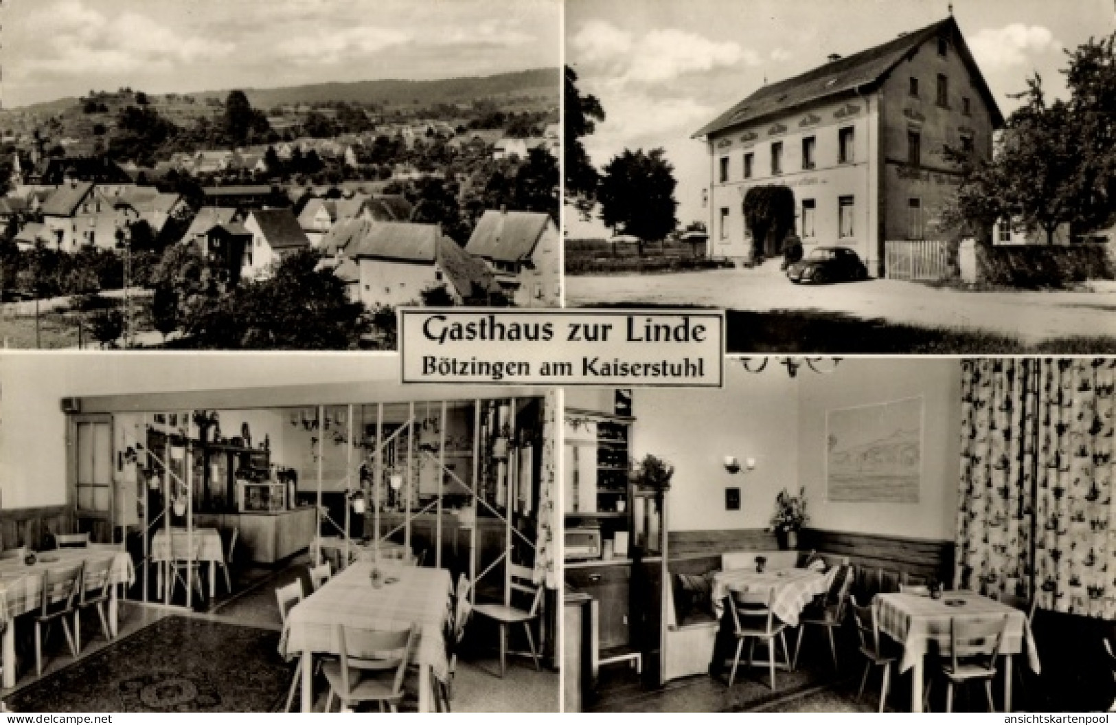 CPA Bötzingen im Schwarzwald, Gasthaus zur Linde, Gesamtansicht