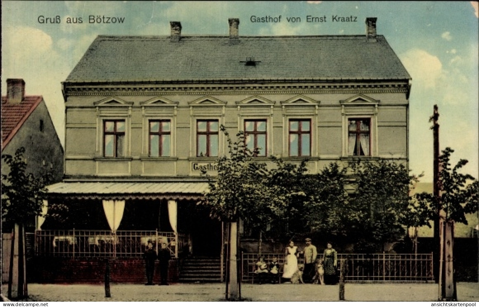 CPA Bötzow Oberkrämer in Brandenburg, Gasthof