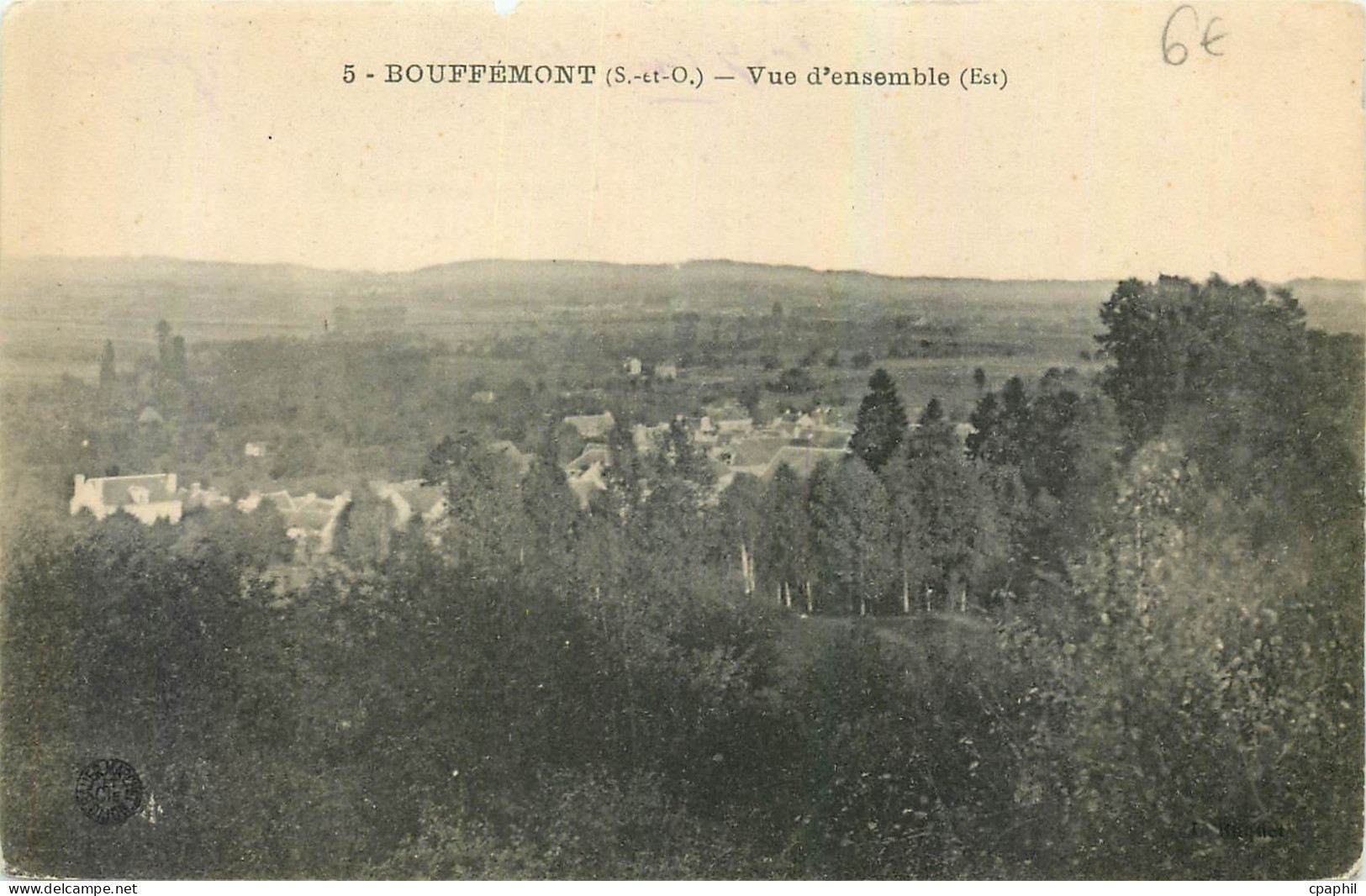 CPA Bouffemont Set O Vue d'ensemble