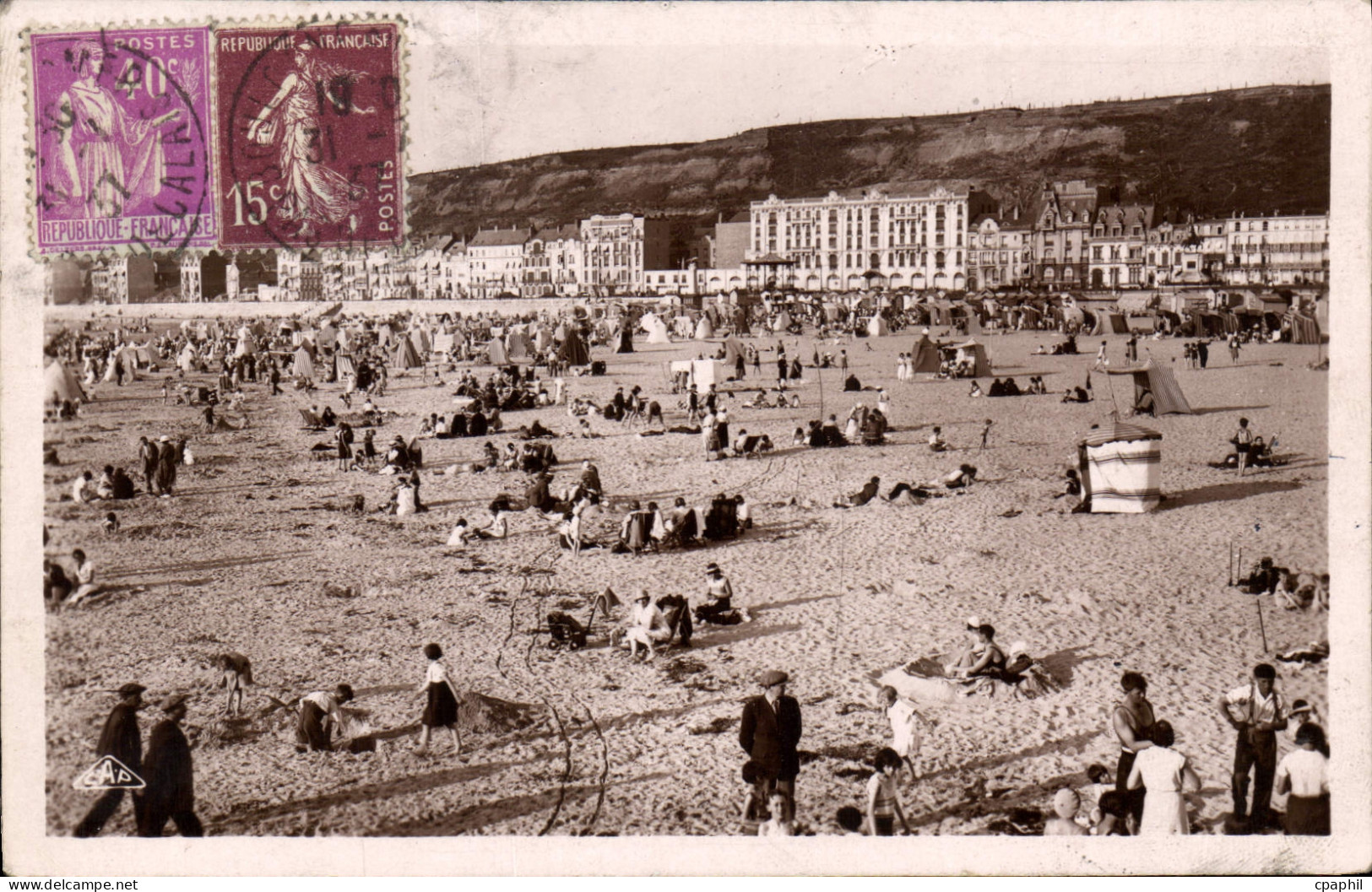 CPA Boulogne sur Mer La Plage