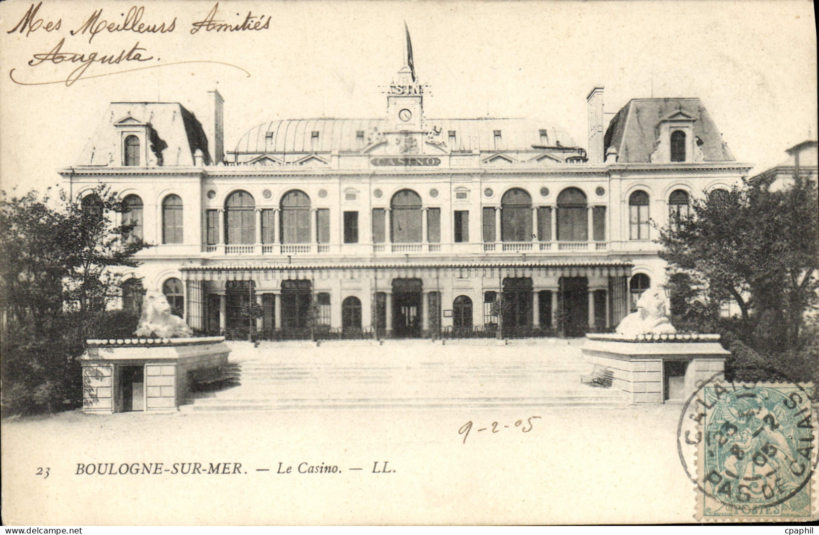 CPA Boulogne sur Mer le casino
