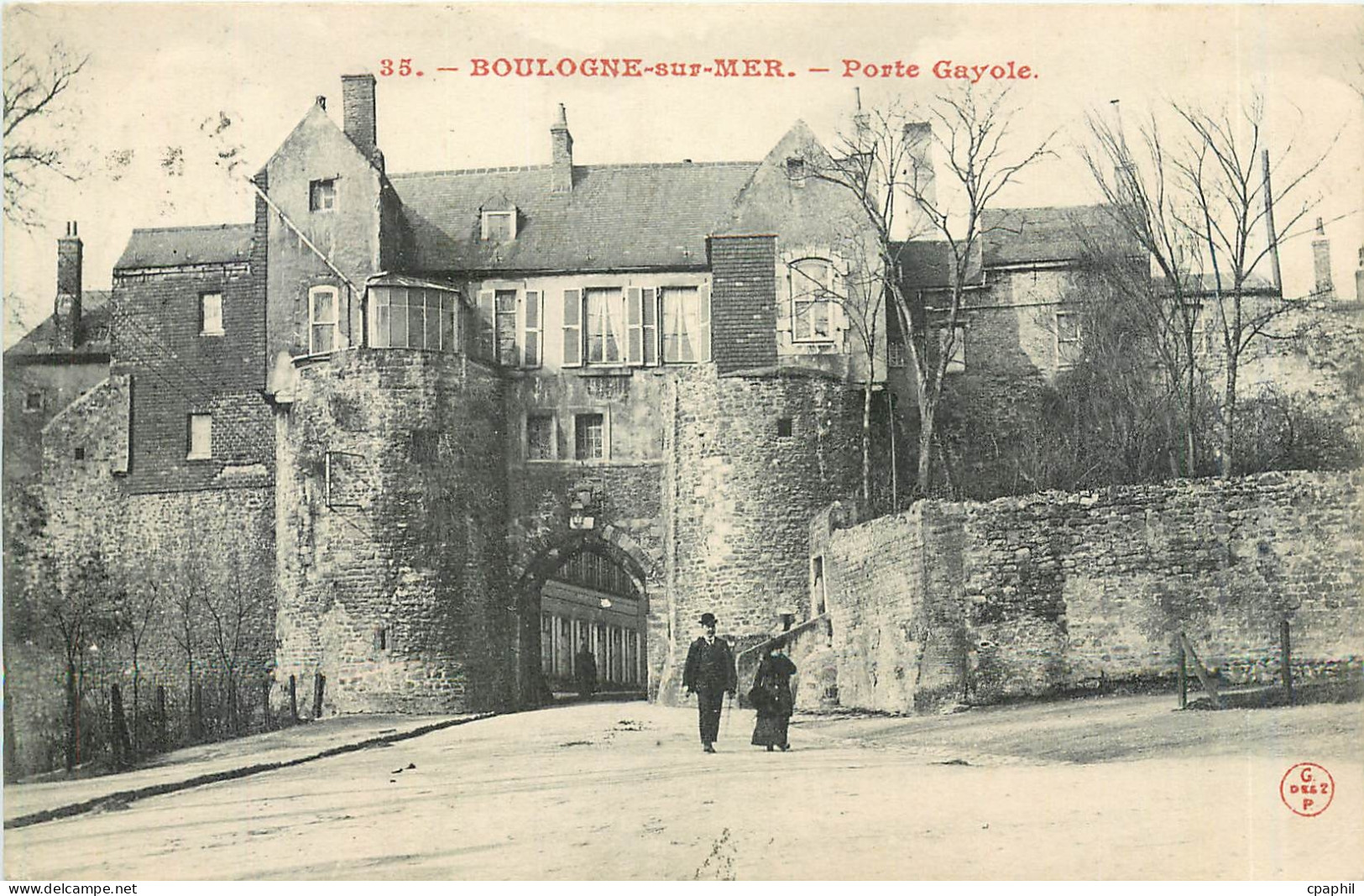 CPA Boulogne sur Mer Porte Gayole