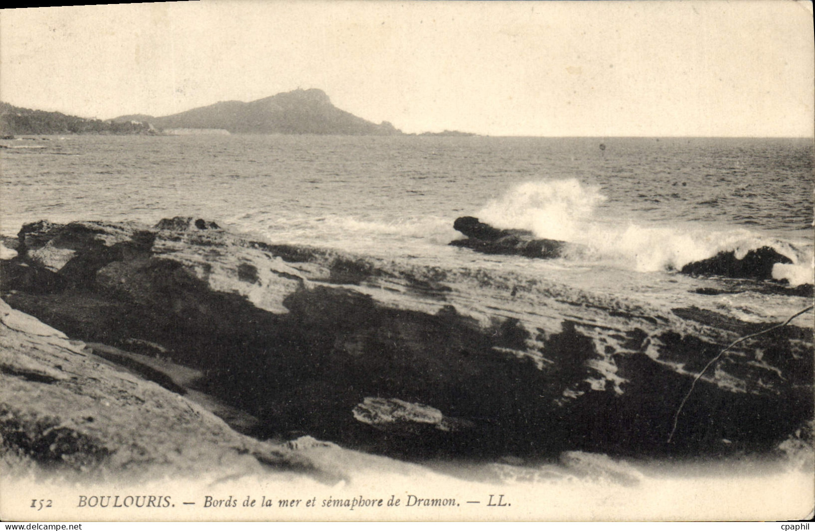 CPA Boulouris Bords de la mer et semaphore de Dramon