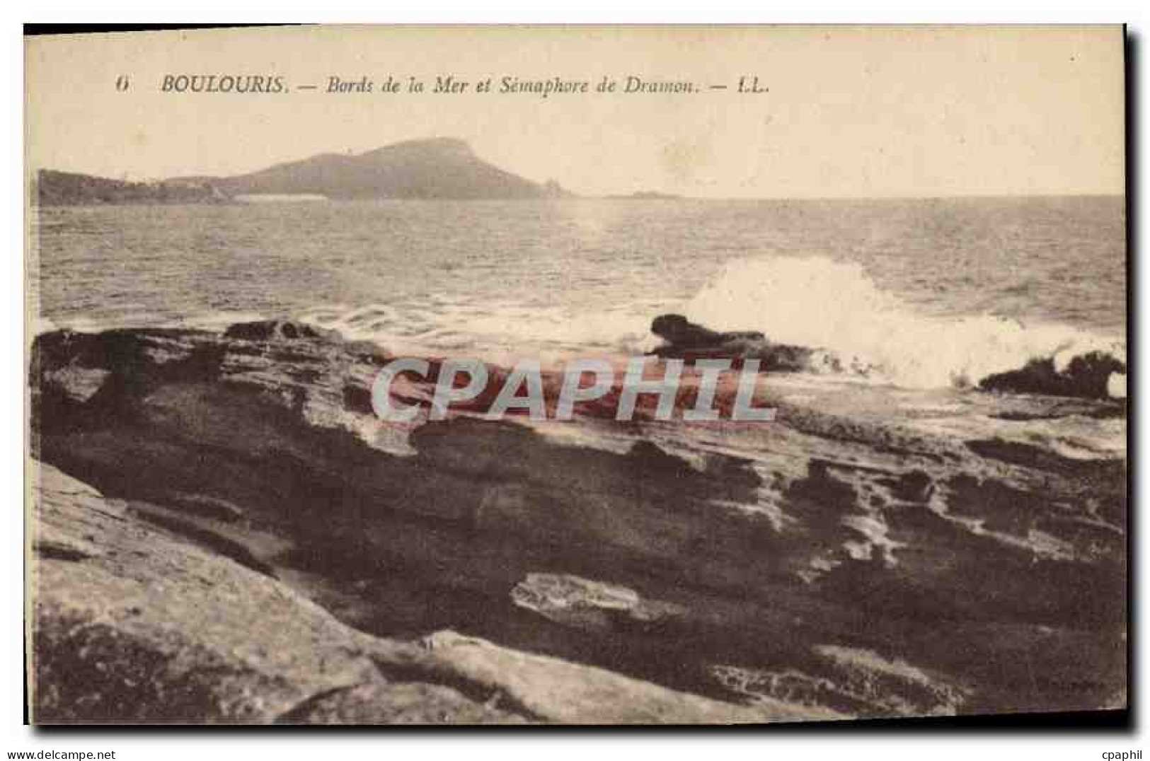 CPA Boulouris Bords de la Mer et Semaphore de Dramon
