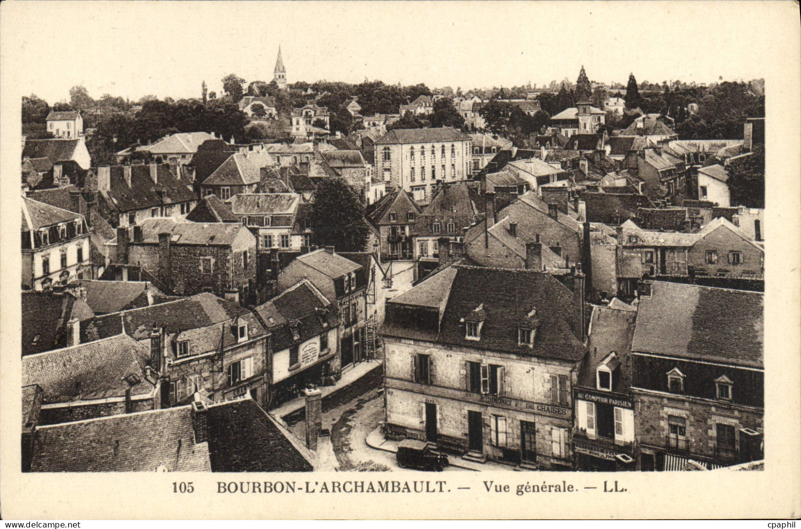 CPA Bourbon l'Archambault Vue generale