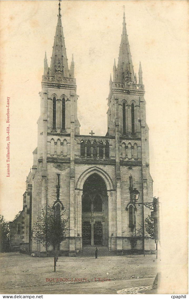 CPA Bourbon Lancy L'Eglise