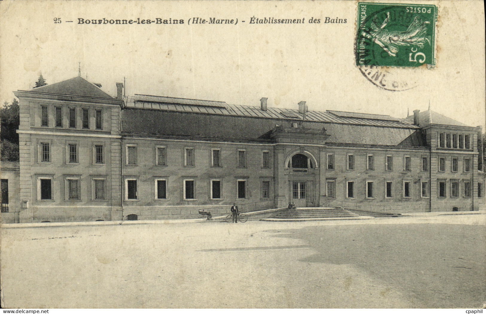 CPA Bourbonne Les Bains Etablissement des bains
