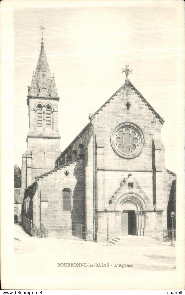 CPA Bourbonne les Bains L Eglise