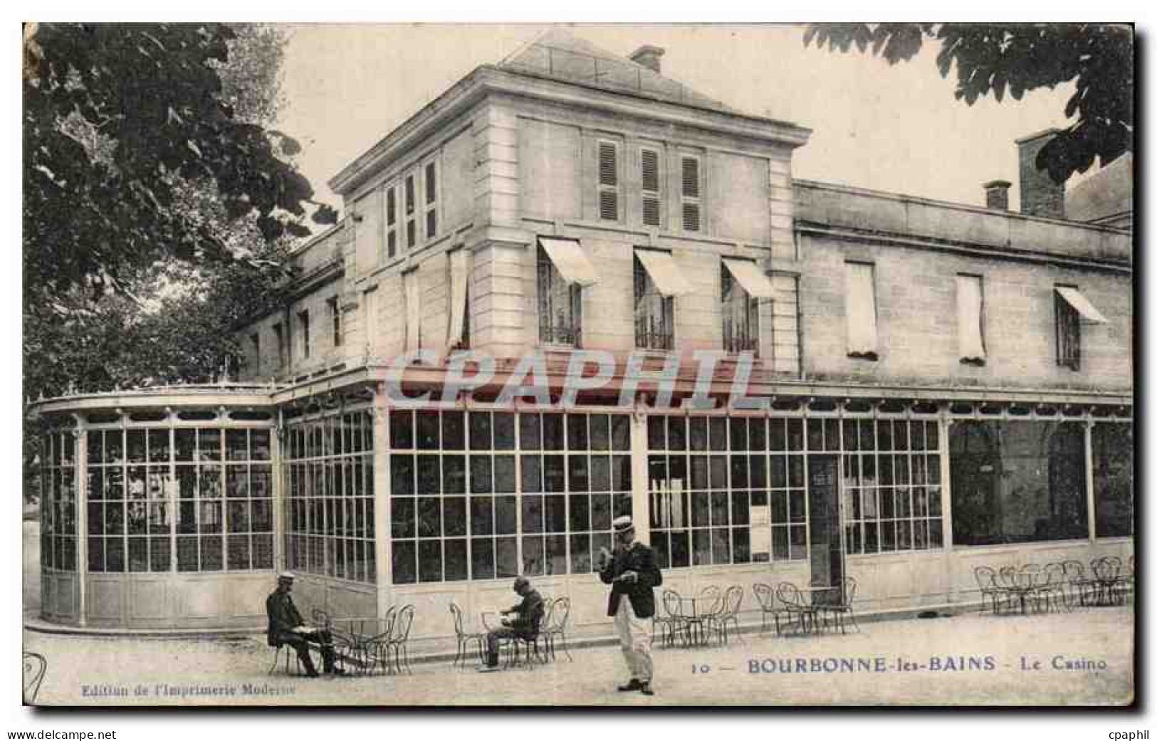 CPA Bourbonne les bains le casino