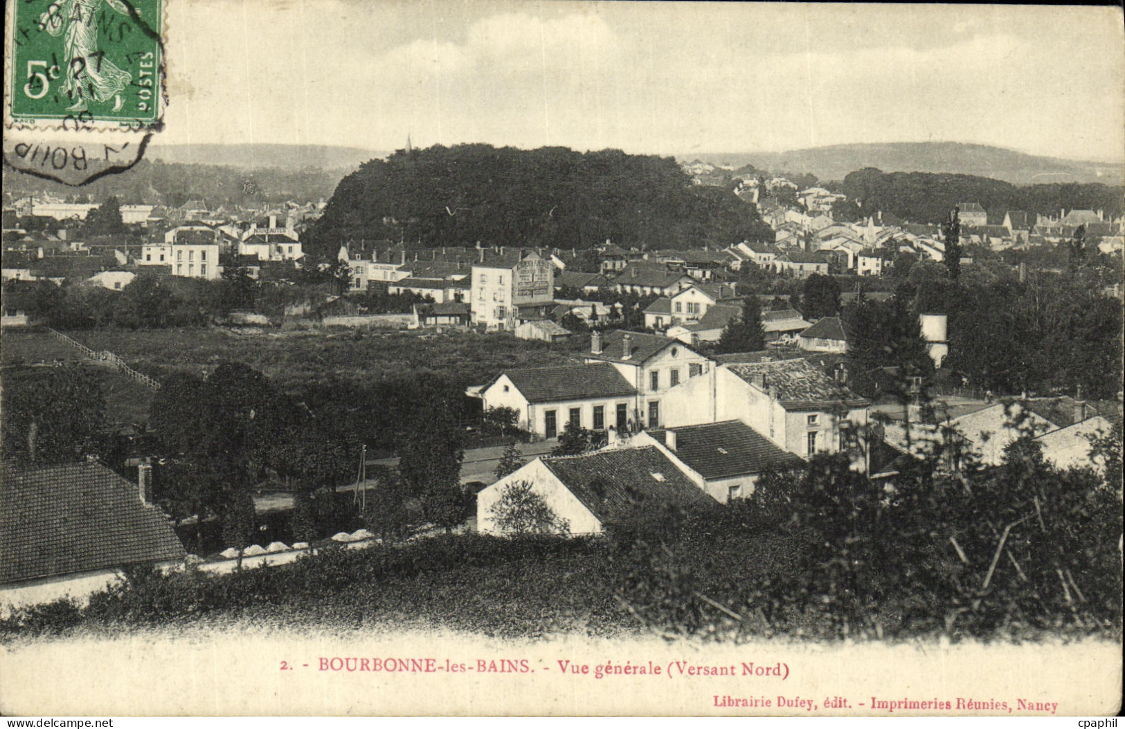 CPA Bourbonne Les Bains Vue Generale