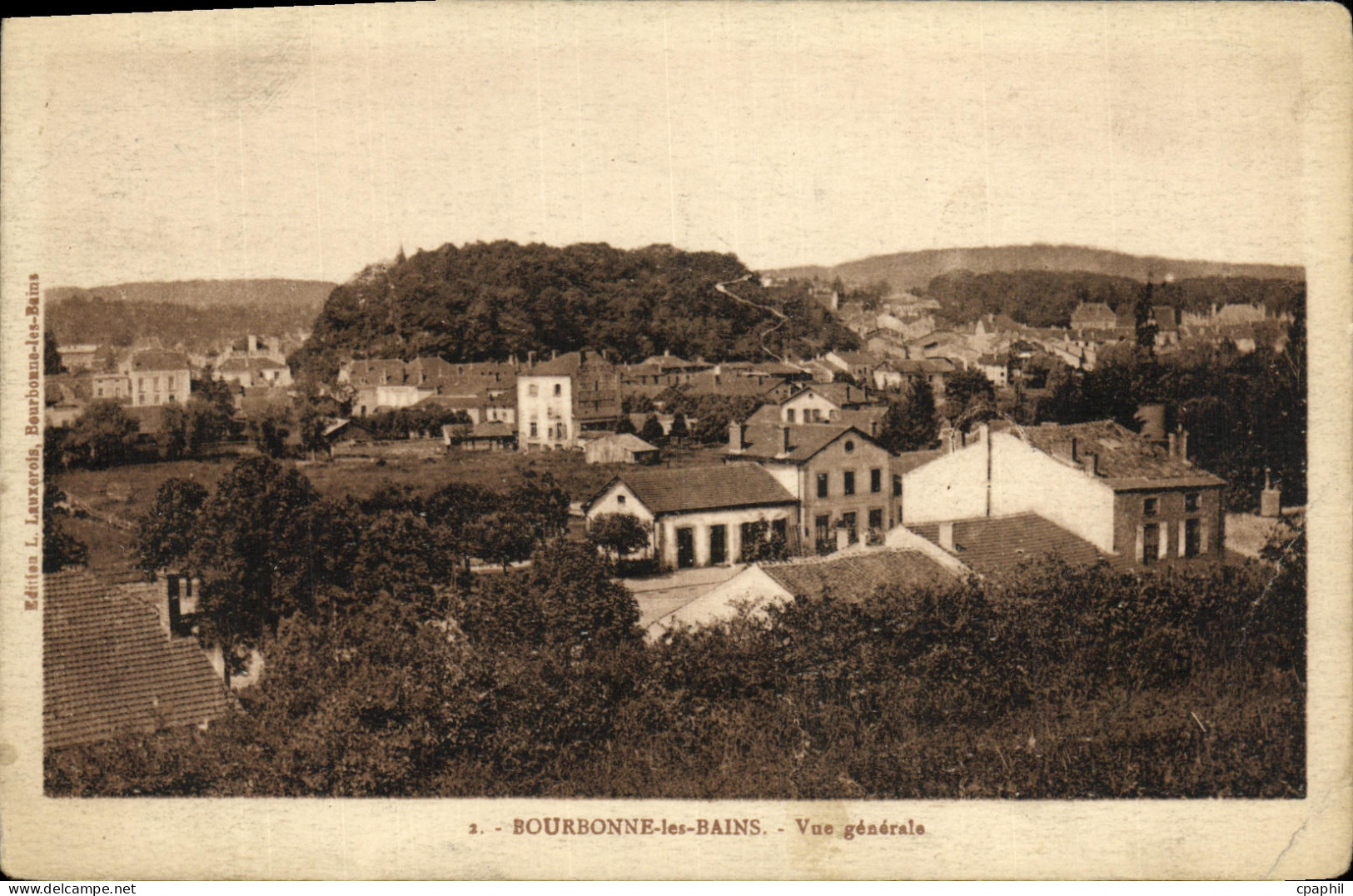 CPA Bourbonne Les Bains Vue Generale