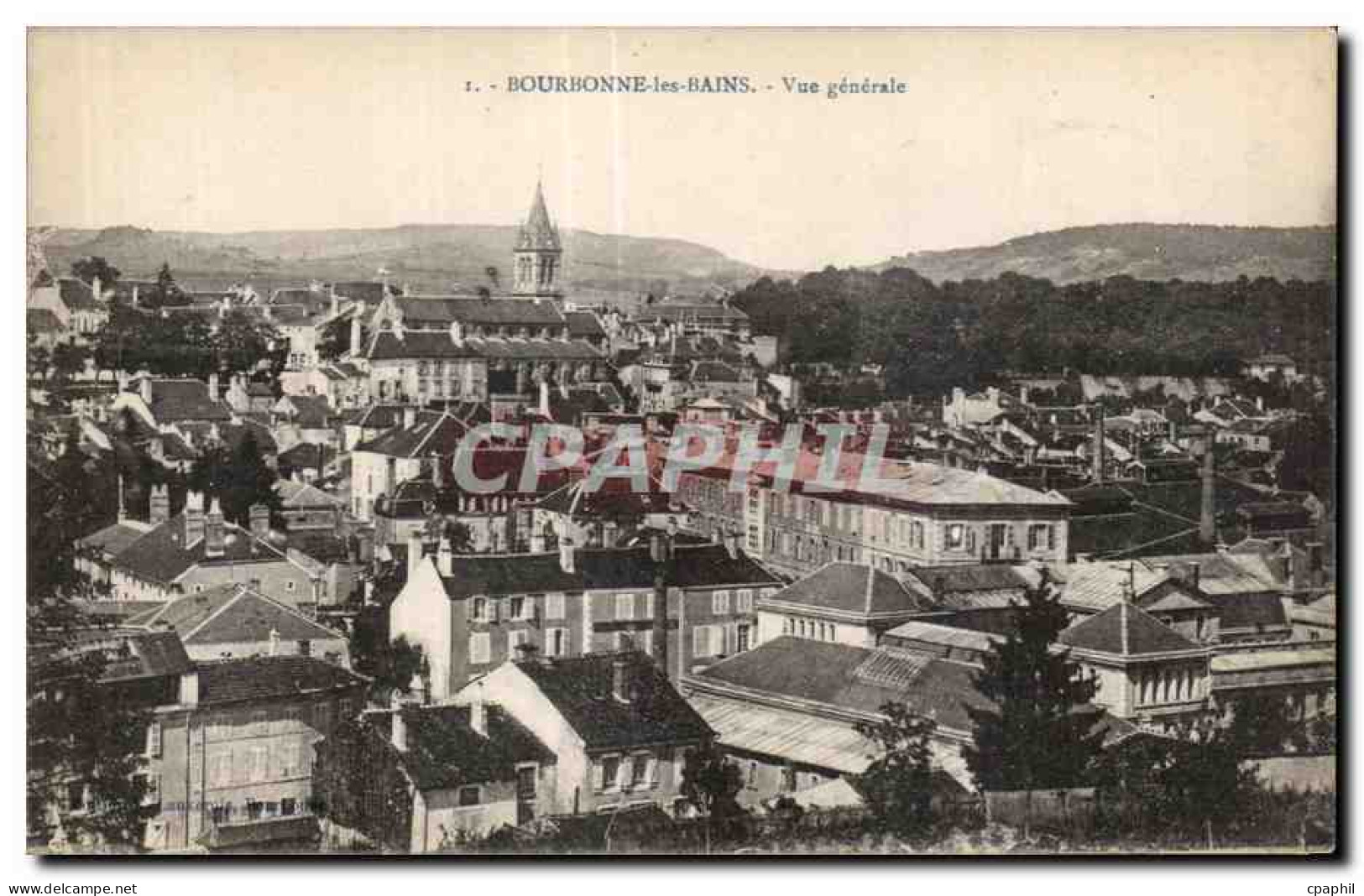 CPA Bourbonne Les Bains Vue generale