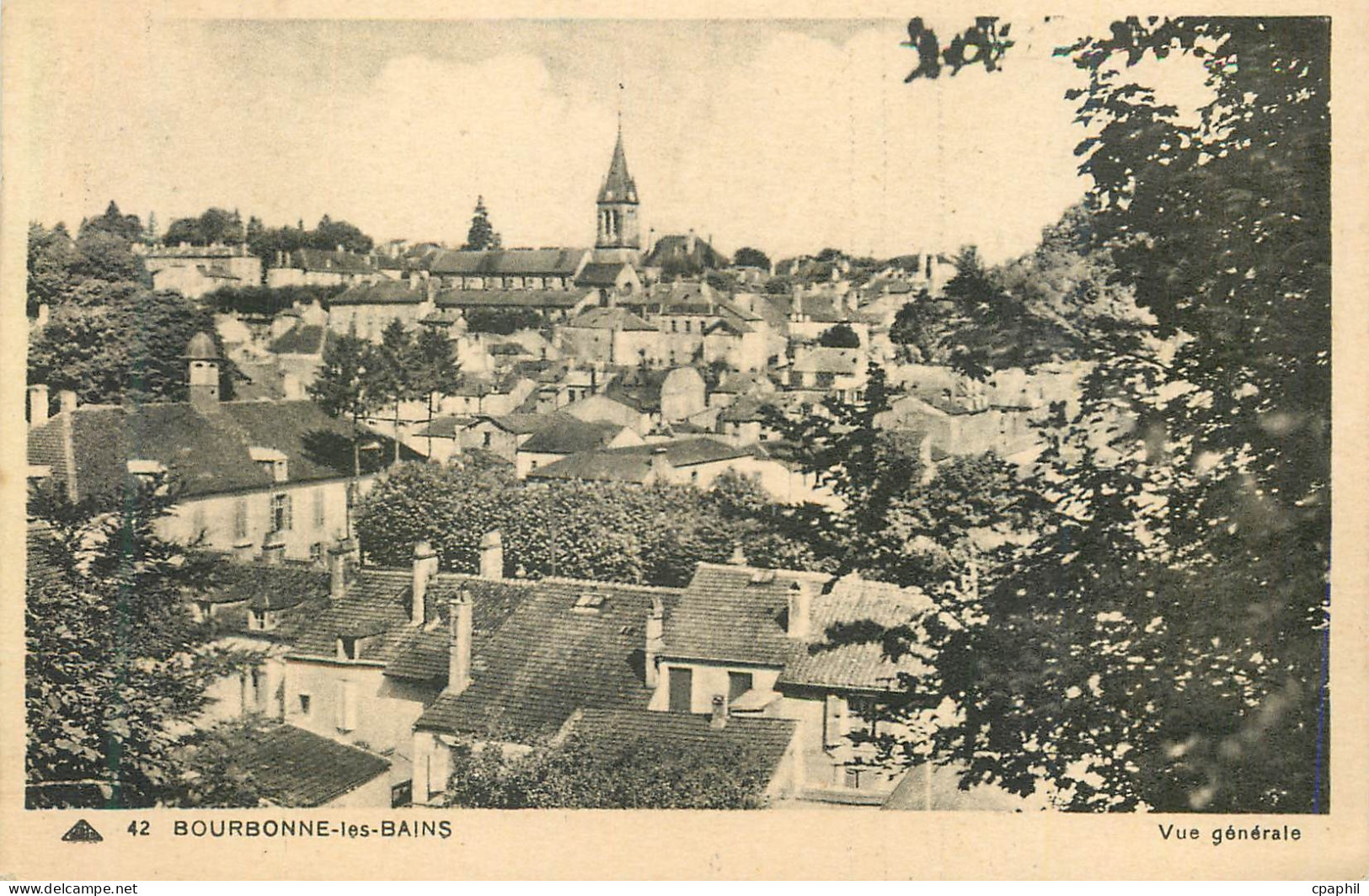 CPA Bourbonne les Bains Vue generale