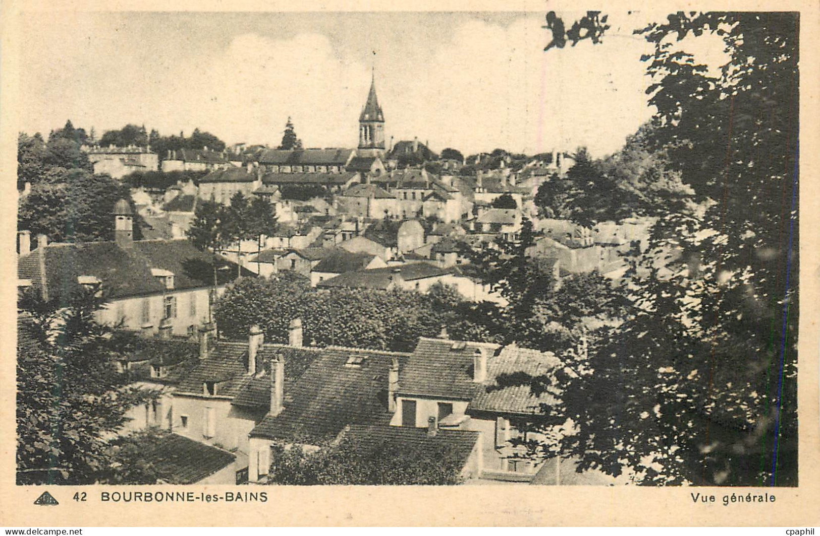 CPA Bourbonne Les Bains Vue generale