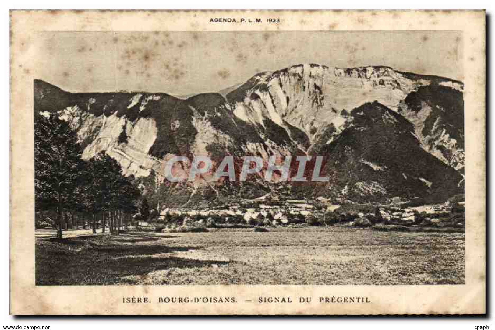 CPA Bourg d'Oisans Signal De Pregentil
