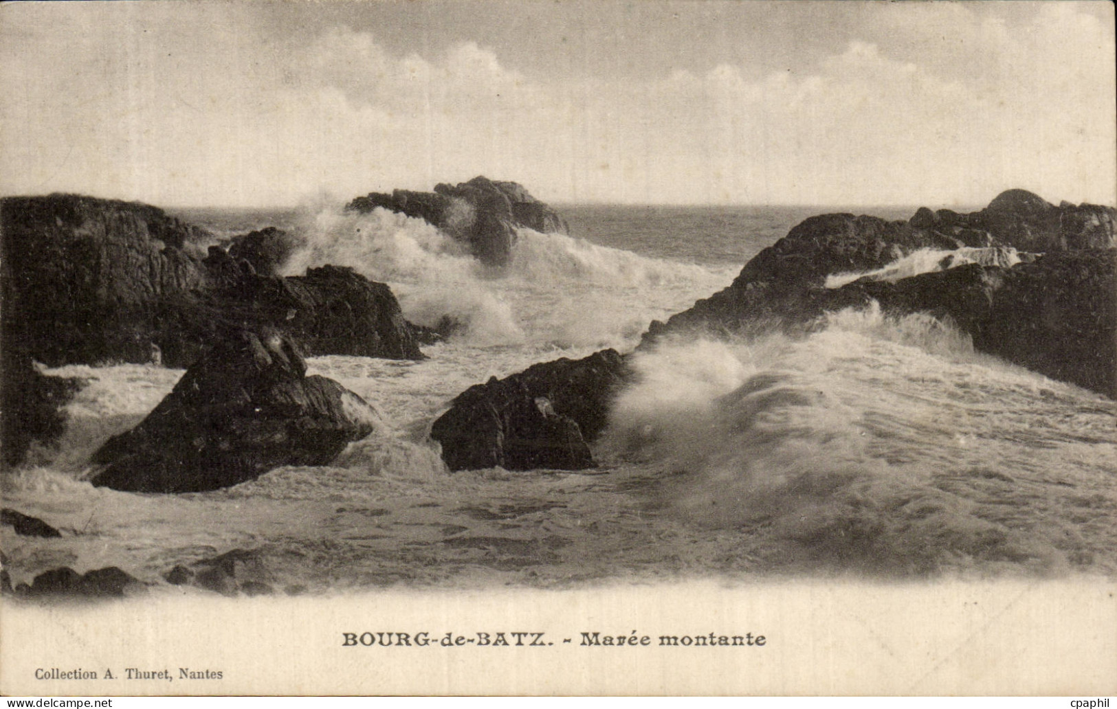 CPA Bourg de Batz Maree montante