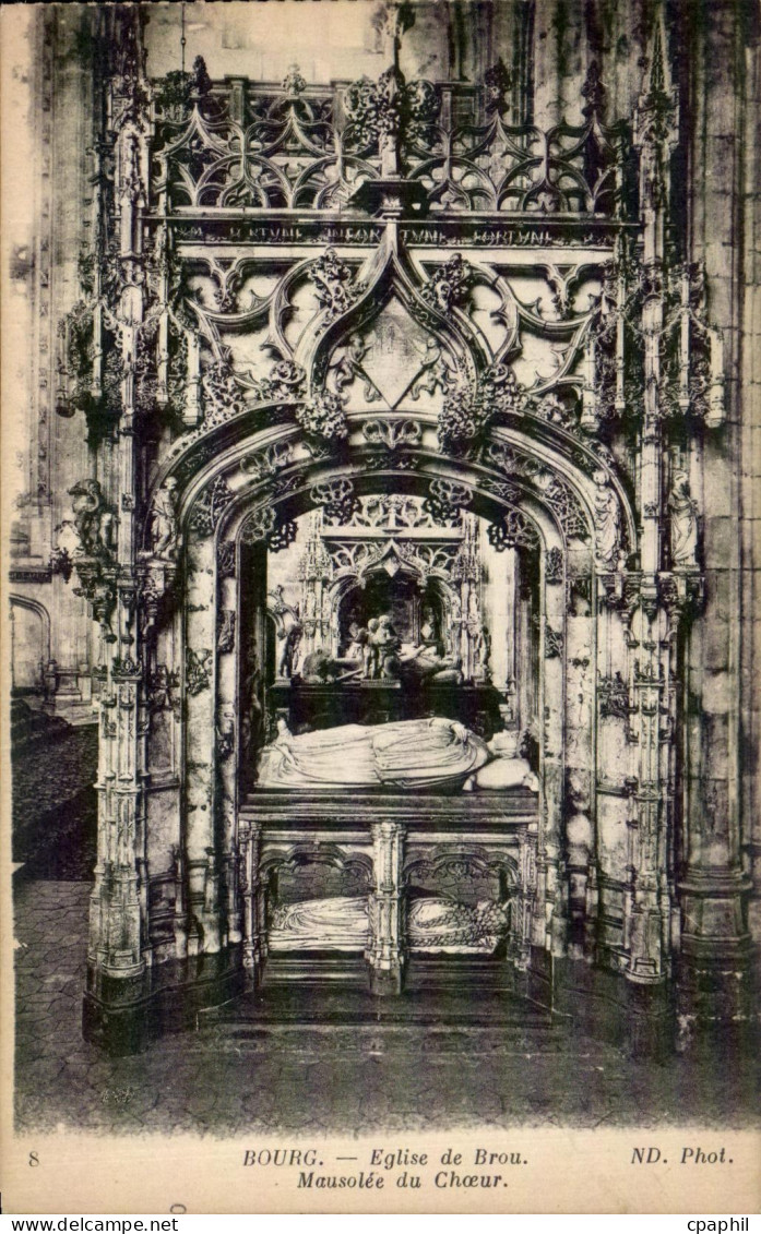 CPA Bourg Eglise De Brou Mausolee Du Choeur
