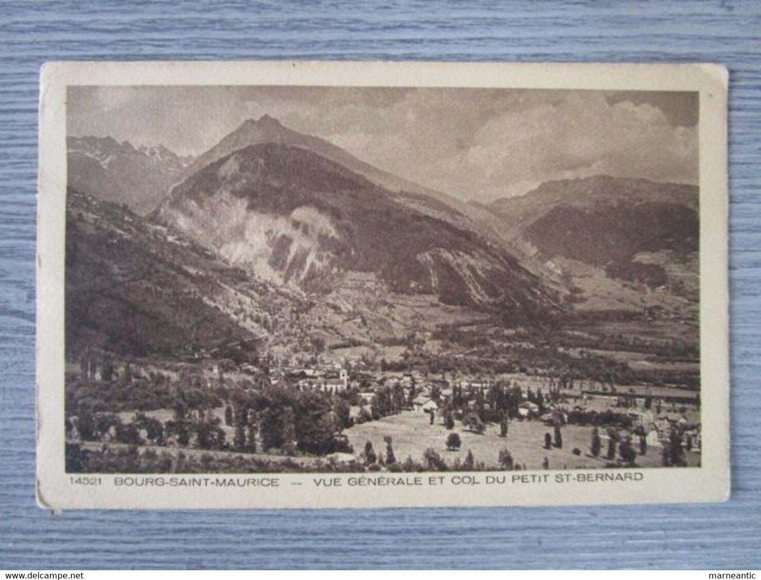 Cpa Bourg saint Maurice (73) vue générale