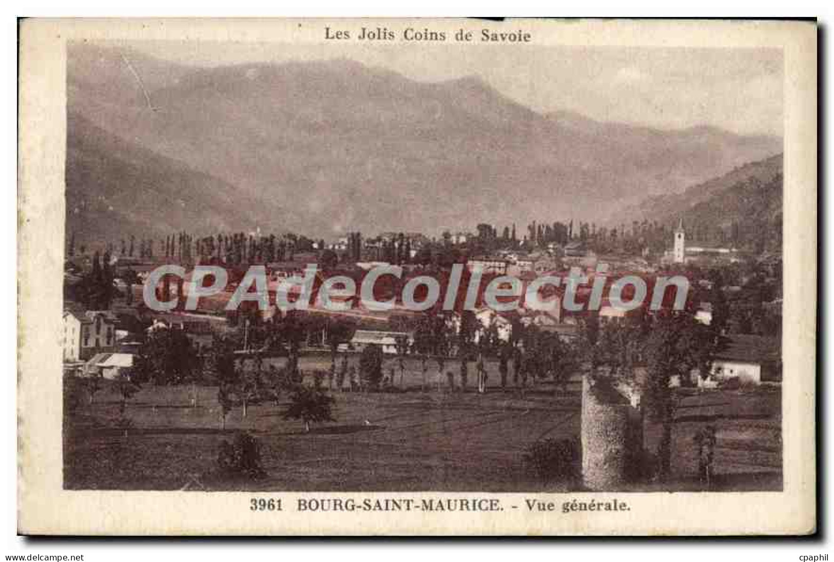 CPA Bourg Saint Maurice Vue Generale
