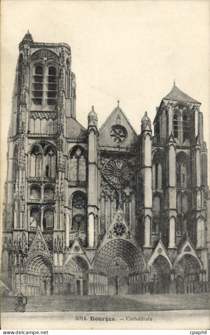 CPA Bourges Cathedrale