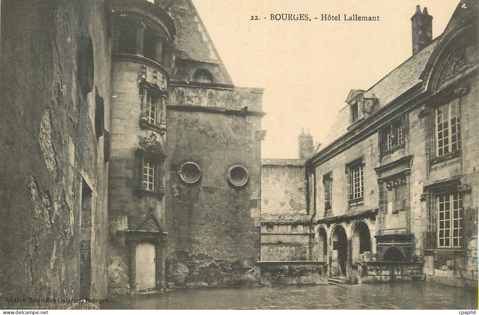 CPA Bourges Hotel Lallemant