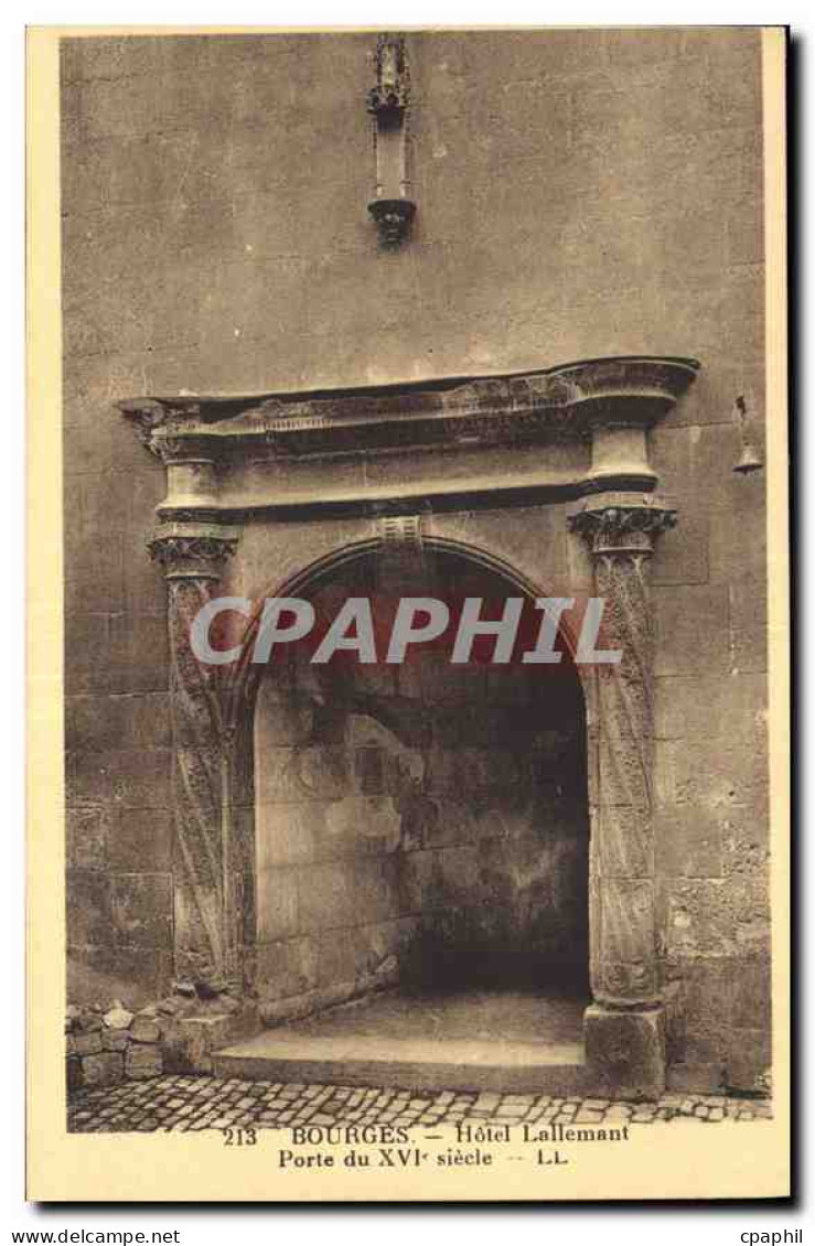 CPA Bourges Hotel Lallemant