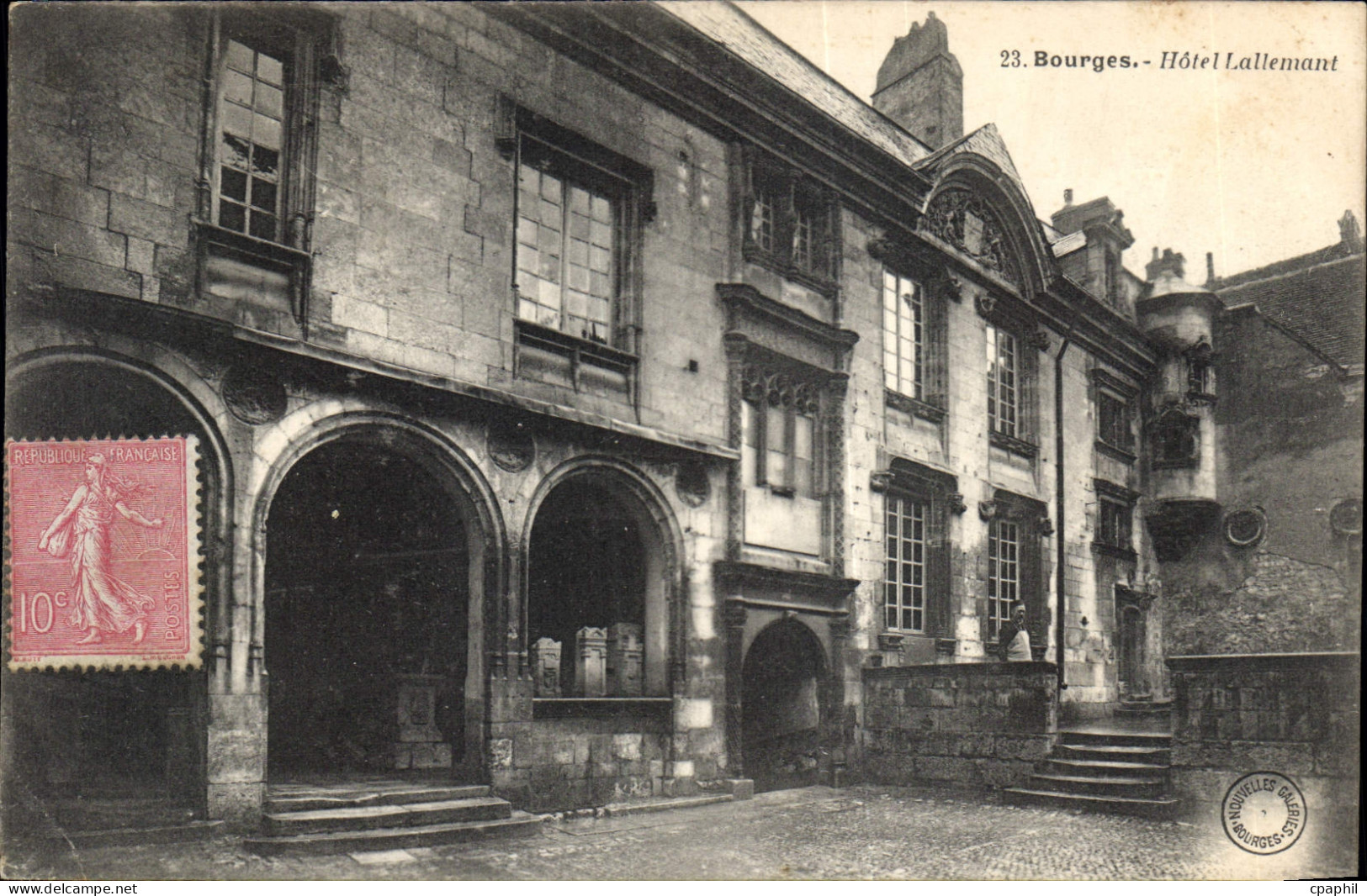 CPA Bourges Hotel Lallement