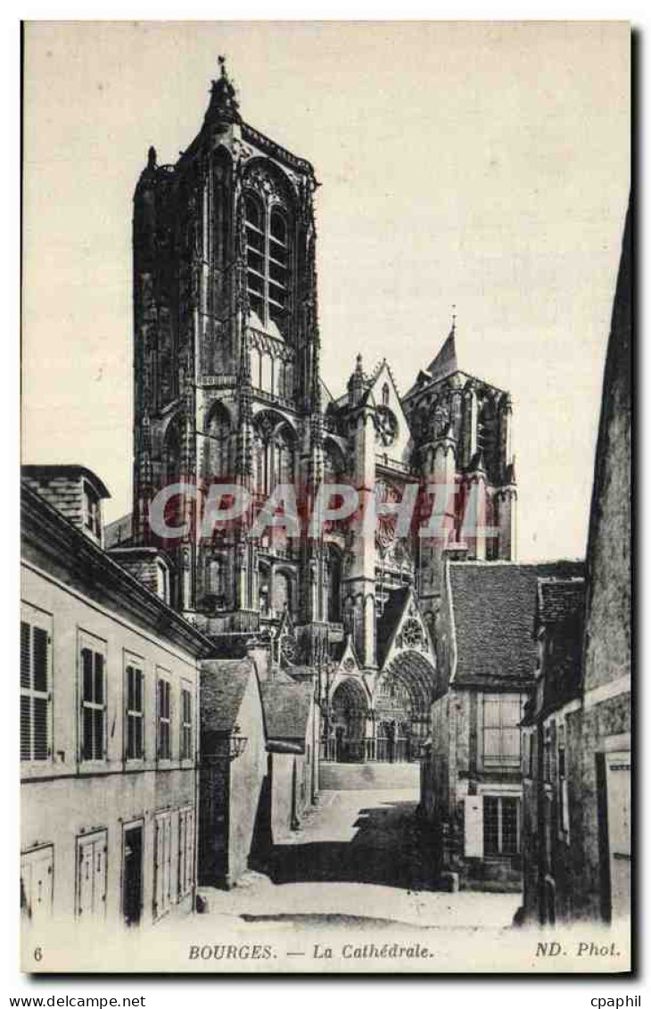 CPA Bourges La Cathedrale