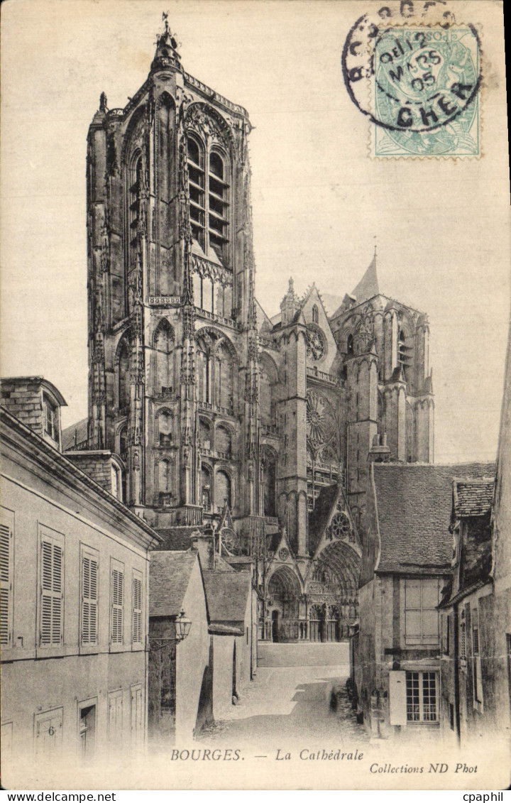 CPA Bourges La Cathedrale
