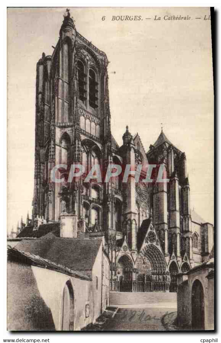 CPA Bourges La Cathedrale