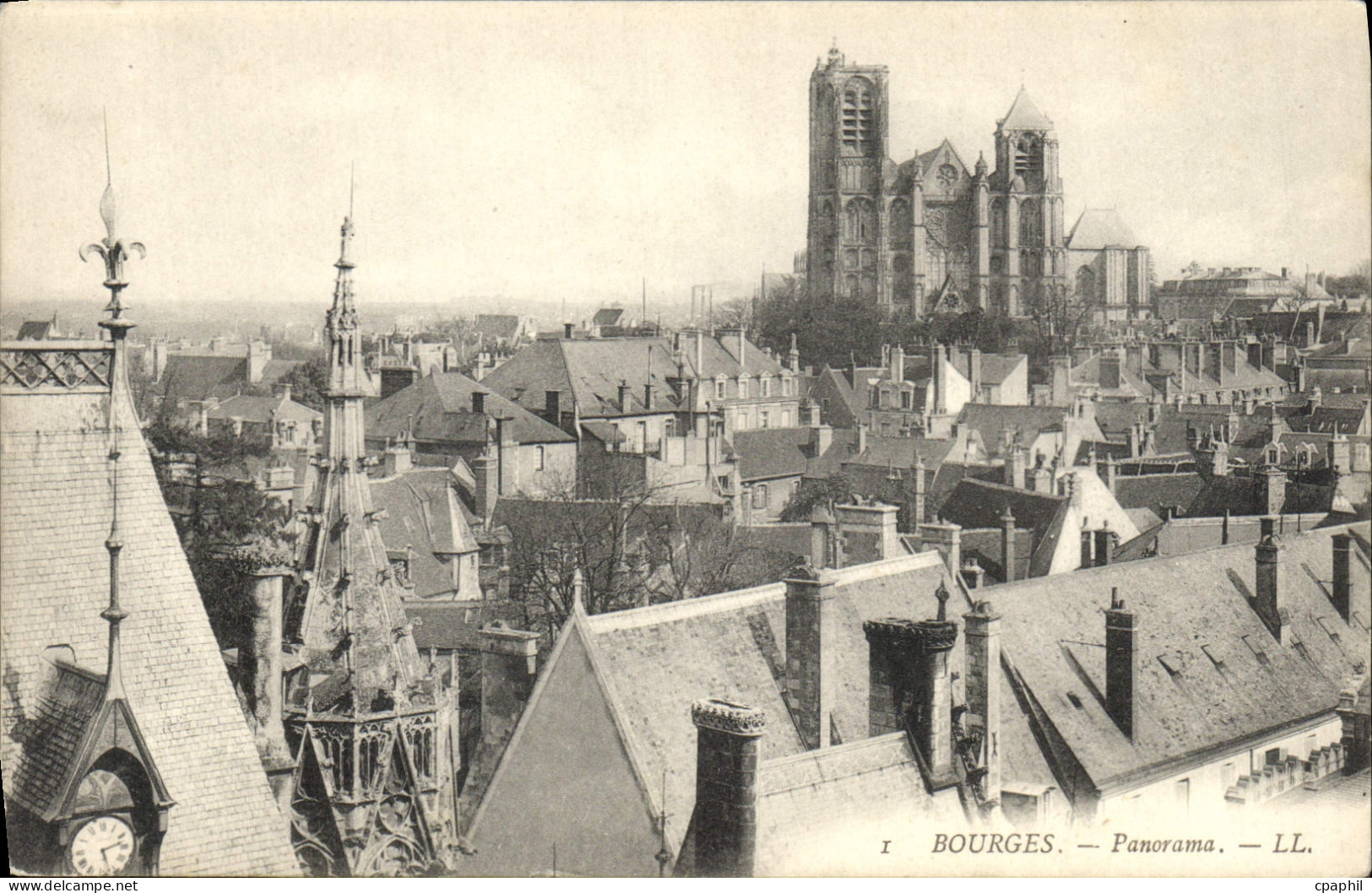 CPA Bourges Panorama