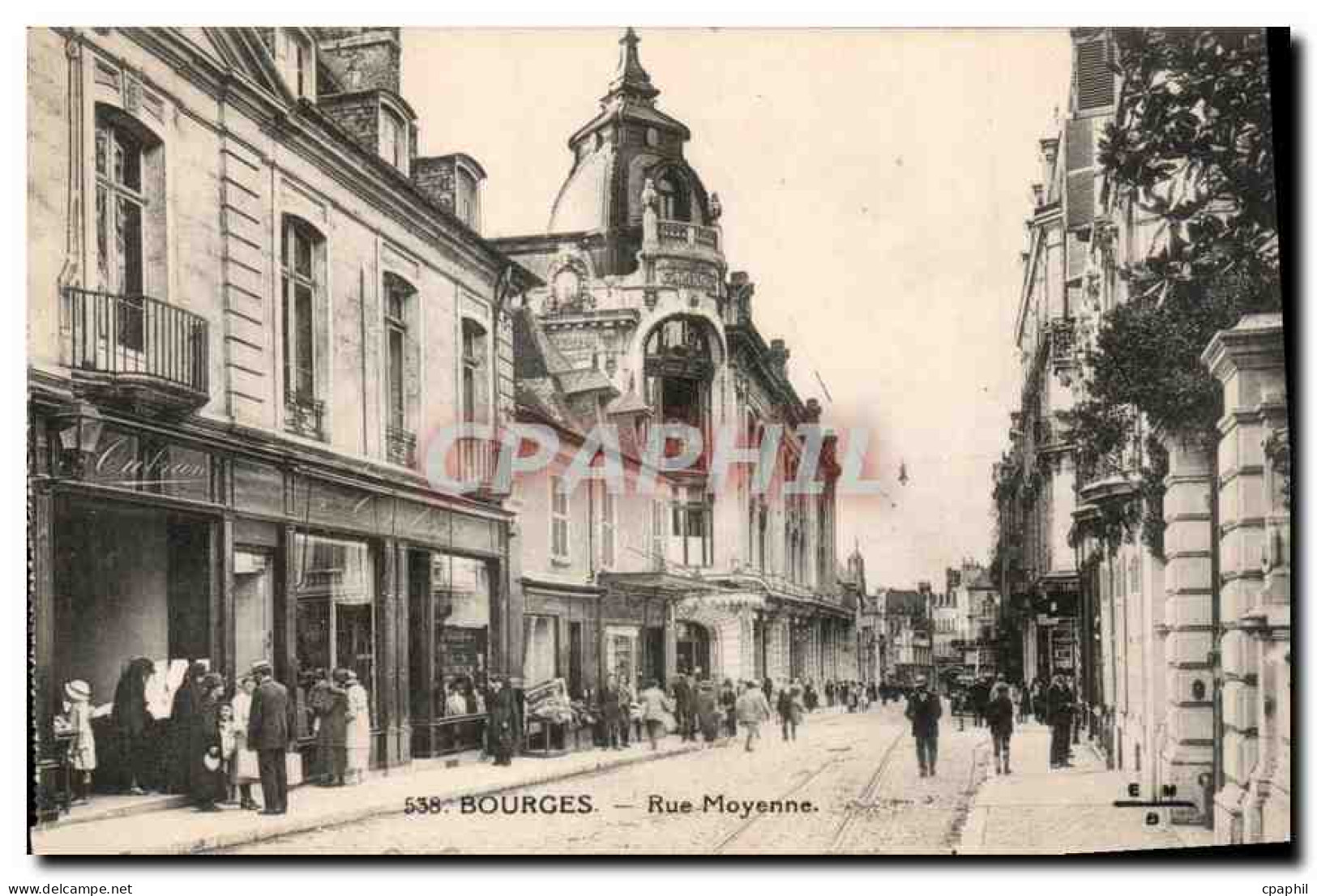 CPA Bourges Rue Moyenne