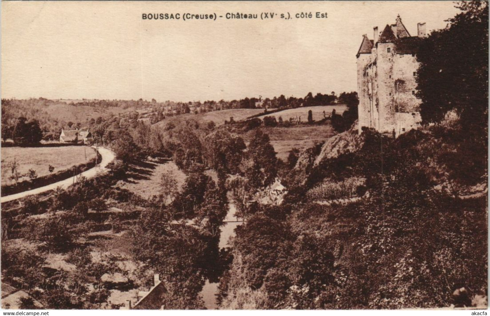 CPA BOUSSAC Chateau - Cote Est (1144428)