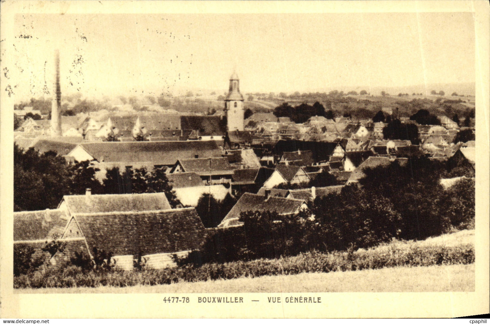 CPA Bouxwiller Vue Generale