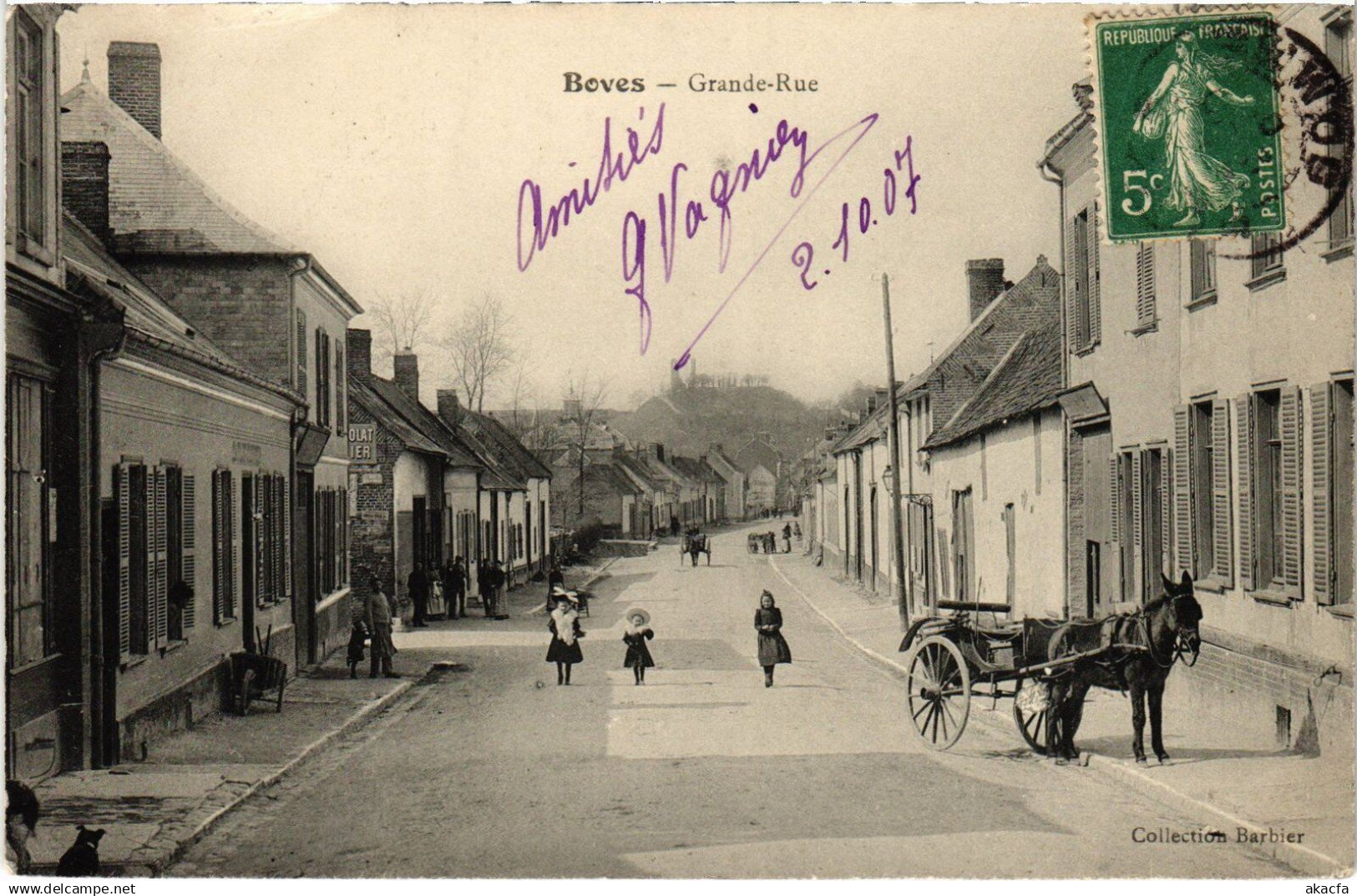 CPA Boves grande Rue (1276058)