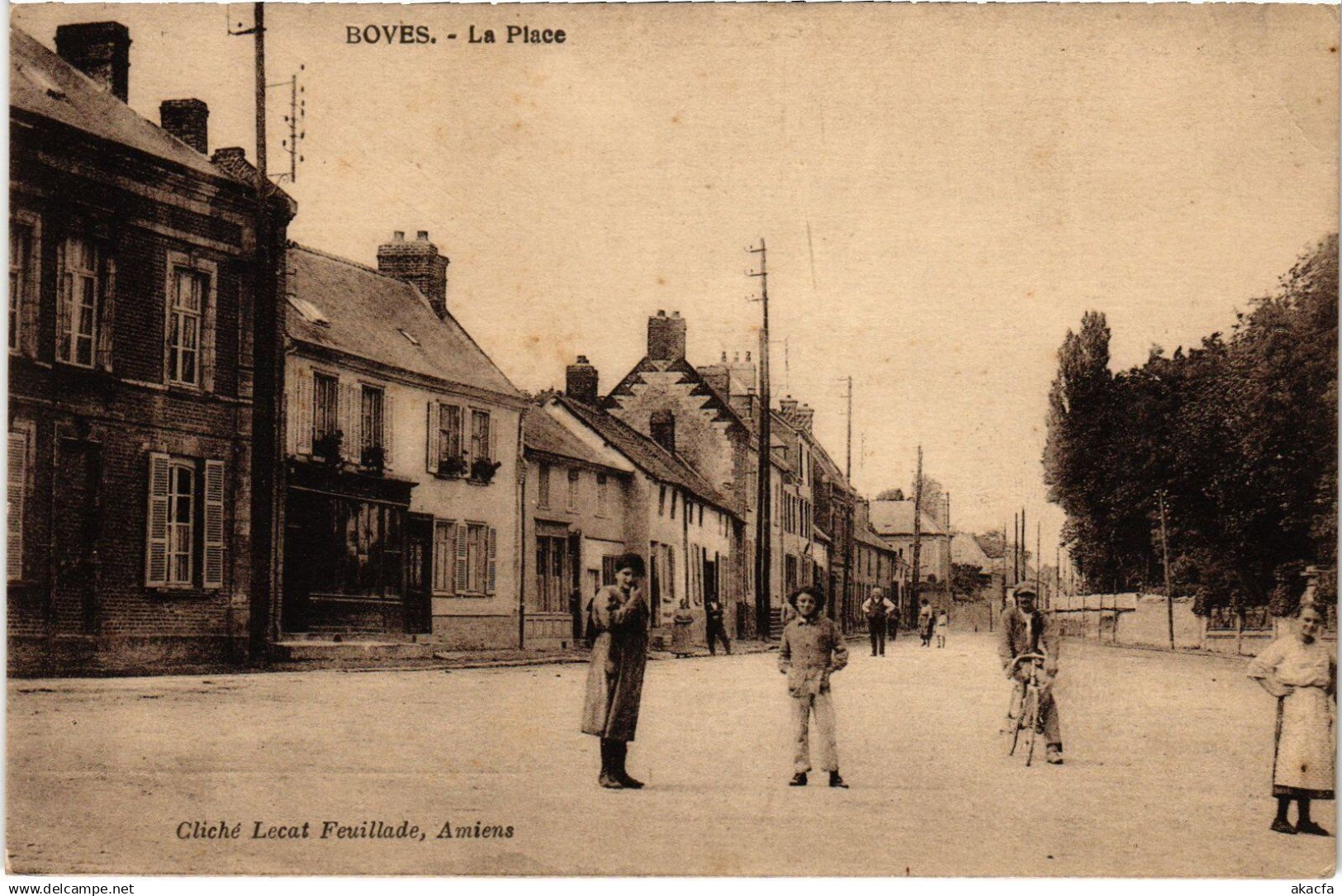 CPA Boves La Place (1276057)