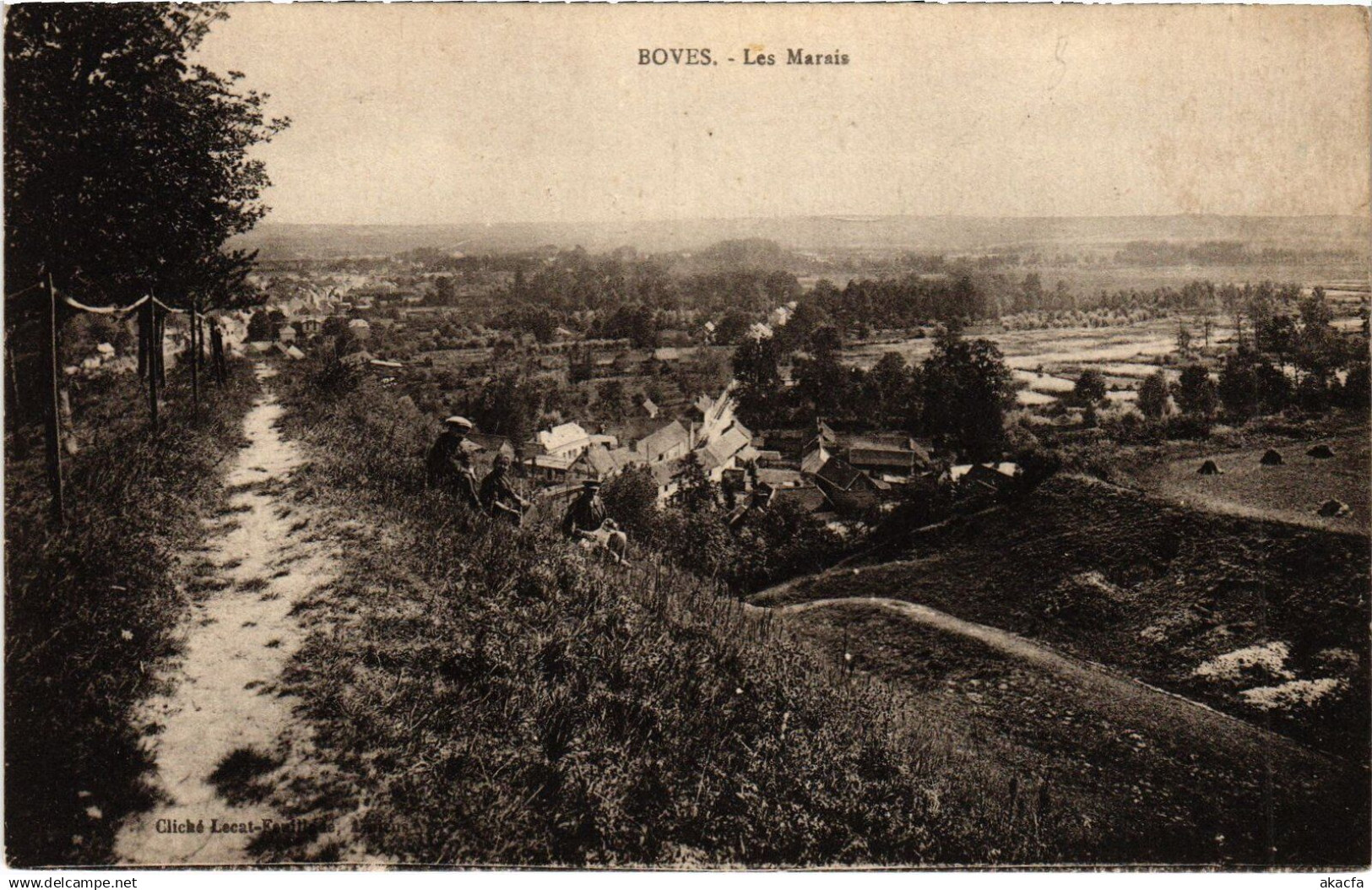 CPA Boves Les marais (1276072)