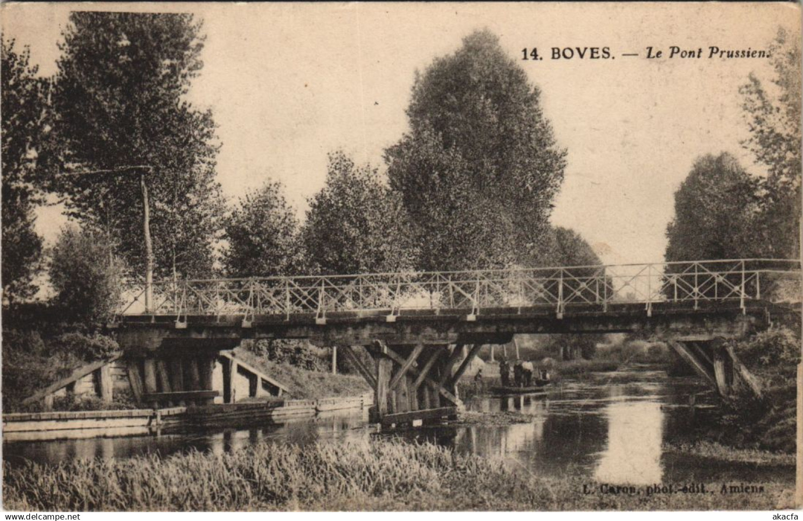 CPA BOVES Pont Prussien (25526)