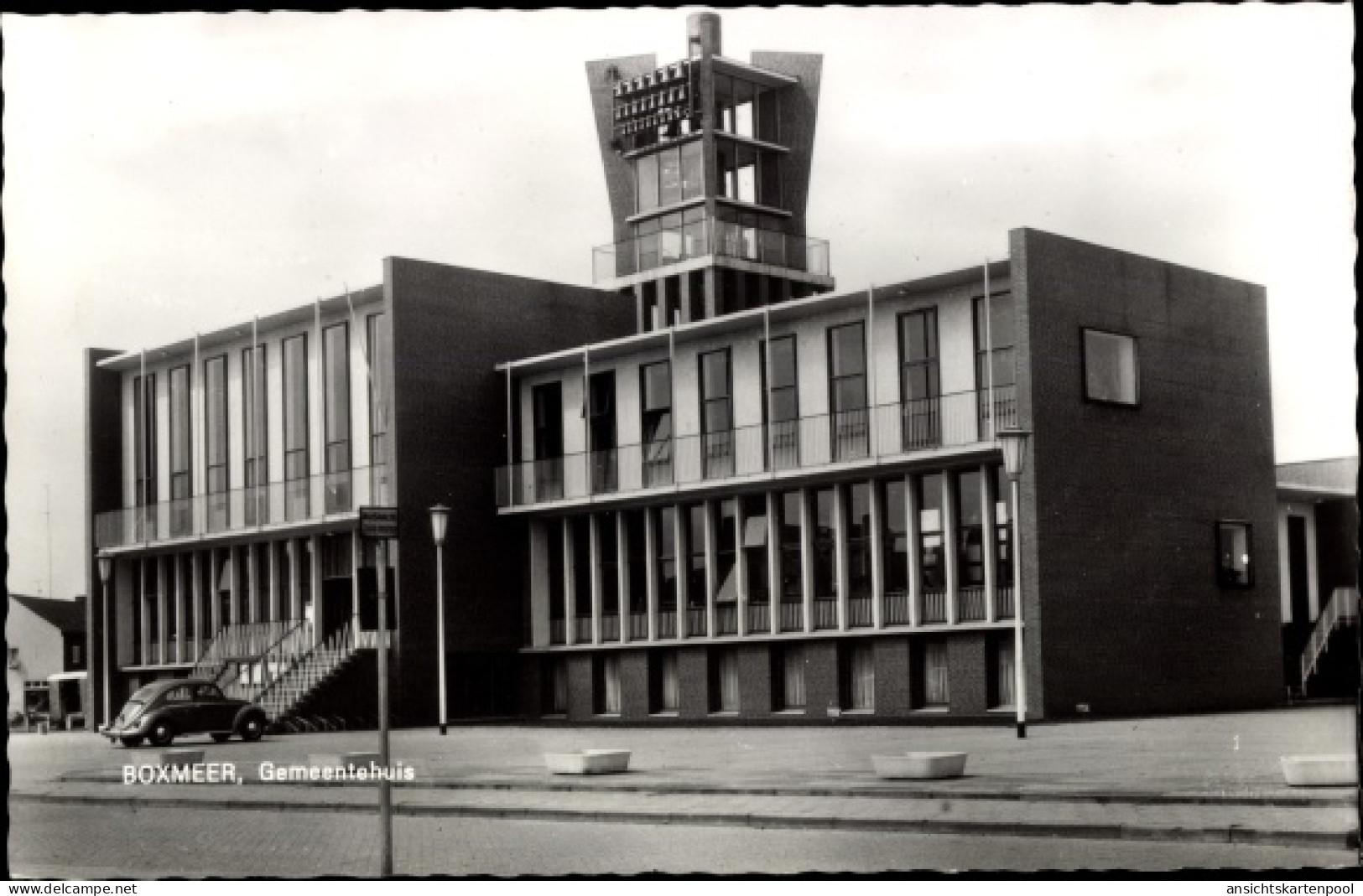 CPA Boxmeer Nordbrabant Niederlande, Gemeentehuis