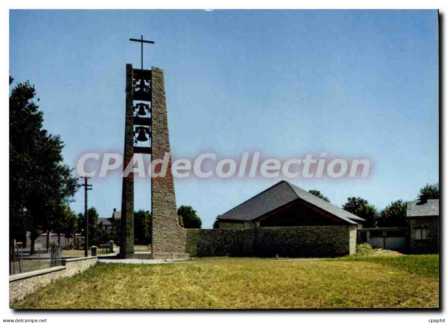 CPA Bozouls Eglise Saint Pie X Architecte J P Pecquet