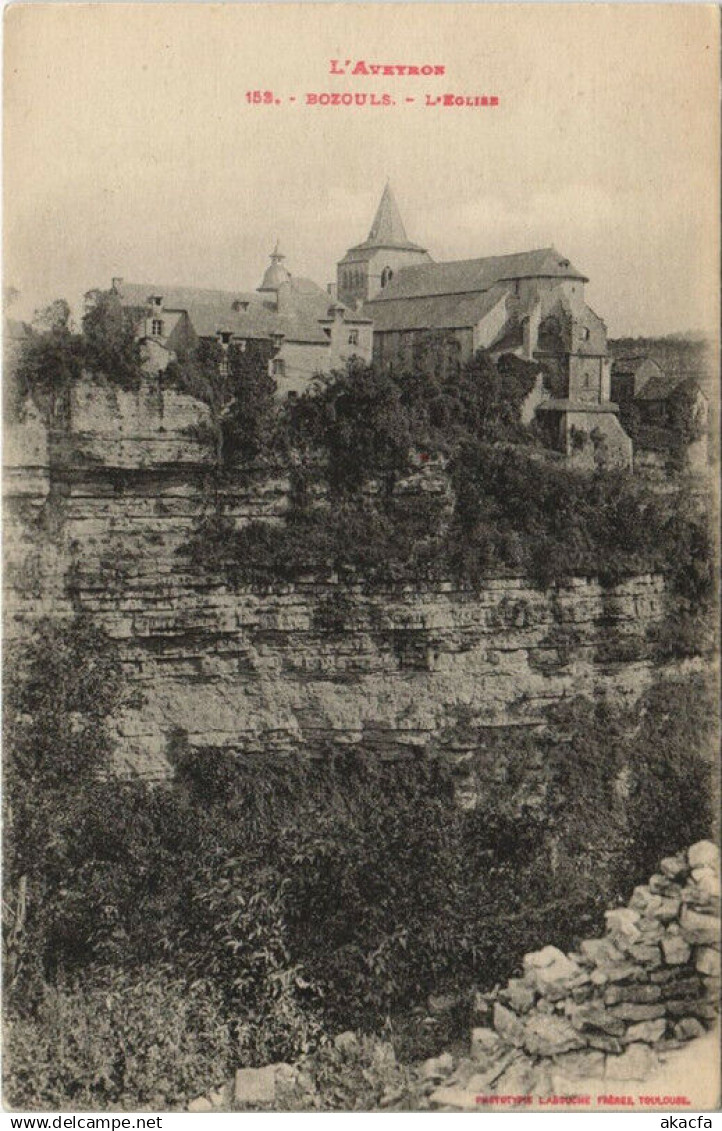 CPA BOZOULS - L'église (133174)